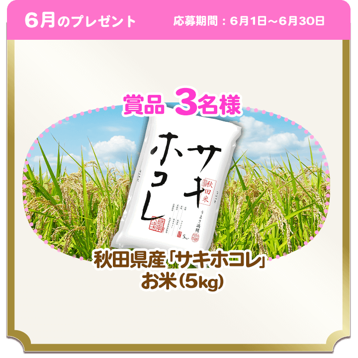 6月のプレゼント